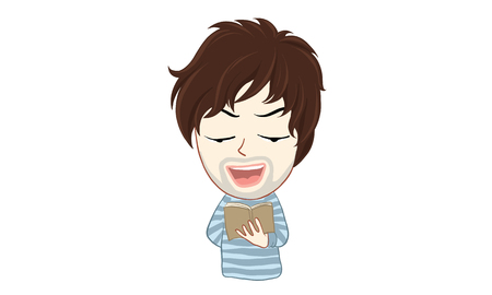 Man action cartoonのイラスト素材