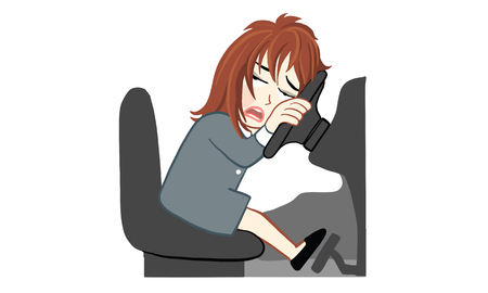 Woman in actionのイラスト素材