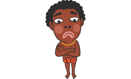 kid action cartoon vectorのイラスト素材