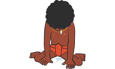 kid action cartoon vectorのイラスト素材