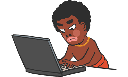 kid action cartoon vectorのイラスト素材