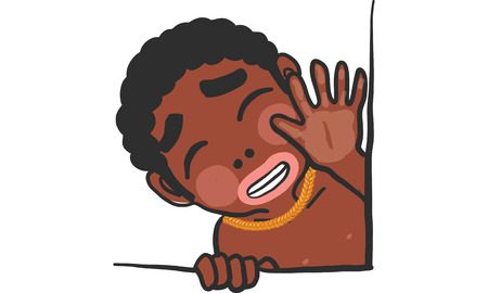 kid action cartoon vectorのイラスト素材