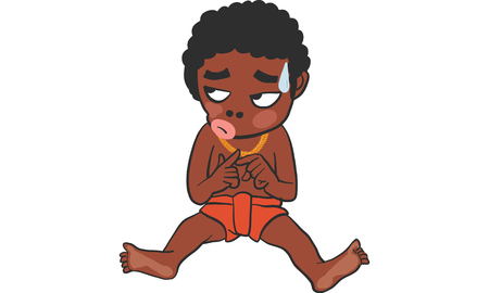 kid action cartoon vectorのイラスト素材