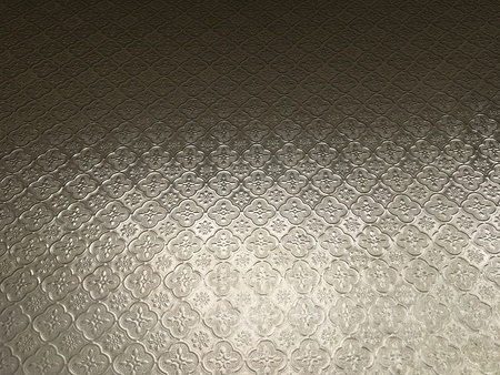 shadow of pattern on glass