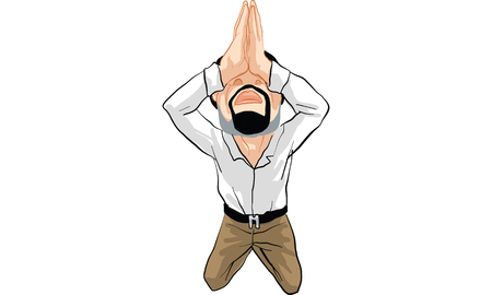 man action cartoon, vectorのイラスト素材