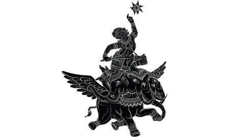 Thai traditional tattoo design templateのイラスト素材