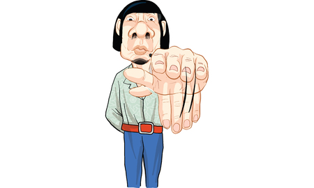 man action cartoon, vectorのイラスト素材