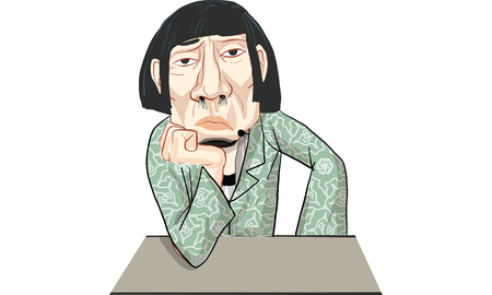 man action cartoon, vectorのイラスト素材