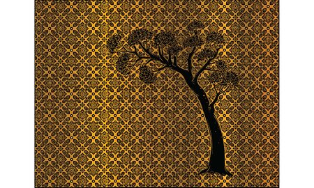 Thai pattern background vectorのイラスト素材