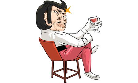 actions of man action cartoon, vectorのイラスト素材