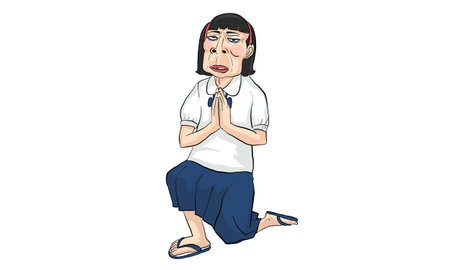 woman action drawing, doodle drawing vectorのイラスト素材