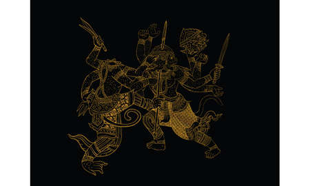 Lord Thai traditional tattoo,  Thai yantra