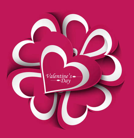 Valentines day wedding card creative vector backgroundのイラスト素材