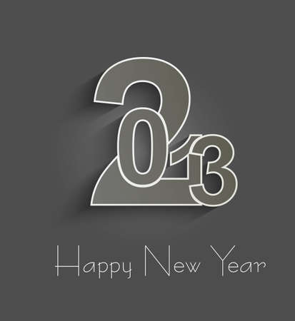 2013 Happy New Year greeting card designのイラスト素材
