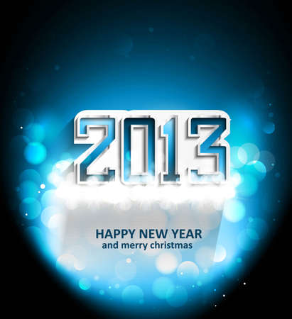 2013 Happy New Year celebration background のイラスト素材