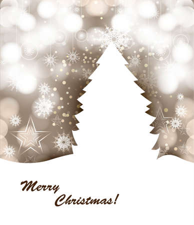 merry christmas tree bright colorful Vector のイラスト素材