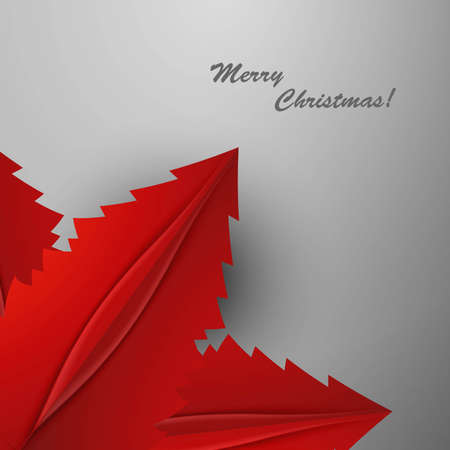 merry christmas tree card stylish colorful design vectorのイラスト素材