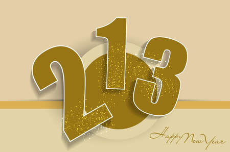 New year 2013 colorful background vectorのイラスト素材