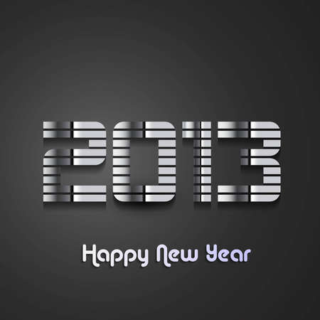  new year 2013 shiny metal colorful background のイラスト素材