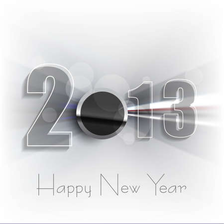 Happy new year 2013 shiny colorful background vectorのイラスト素材