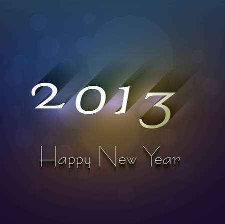 New year shiny 2013 bright background colorful designのイラスト素材