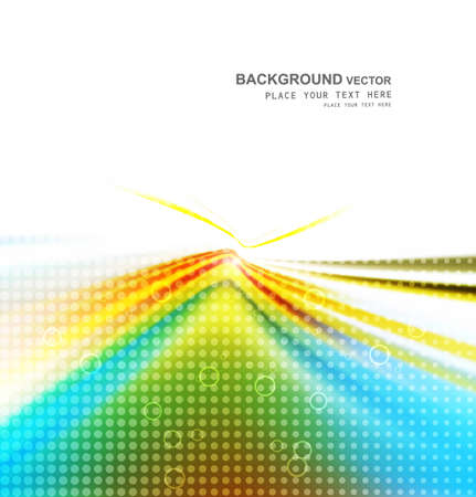 abstract shiny colorful technology stylish wave vector のイラスト素材