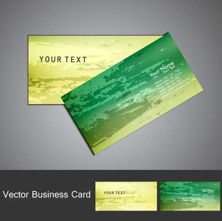Business card set vector bright  green colorful texture backgroundのイラスト素材