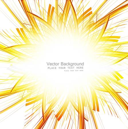 abstract business technology colorful golden swirl circle line wave vector whit backgroundのイラスト素材