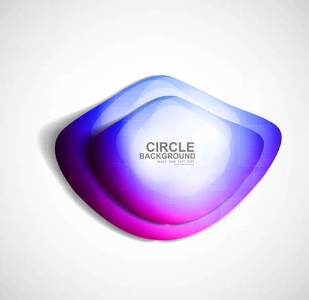 abstract shiny colorful presentation circle vector illustrationのイラスト素材