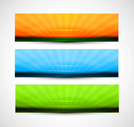Abstract header colorful vector illustrationのイラスト素材