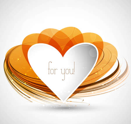 heart colorful shape Valentine day Vector のイラスト素材