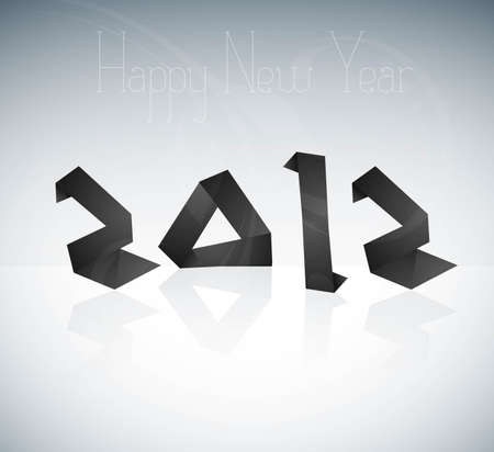 new 2012 Year of the Original style vector backgroudのイラスト素材