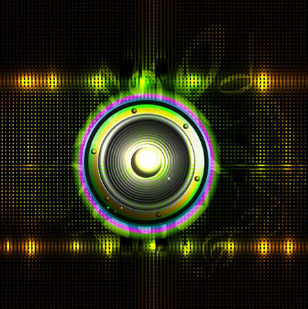 Abstract Futuristic Speaker vector designのイラスト素材