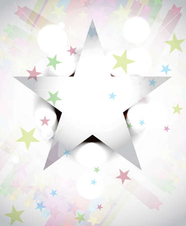 Abstract star whit vector eps10 designのイラスト素材