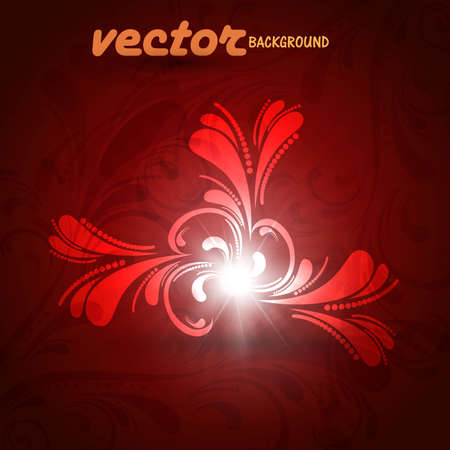 abstract bright colorful shiny detailed fantastic floral backgroundのイラスト素材