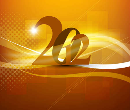 vector new year shiny background 2012のイラスト素材