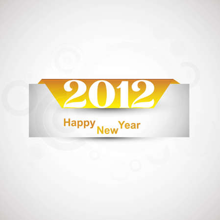 new labels 2012 vector illustration designのイラスト素材