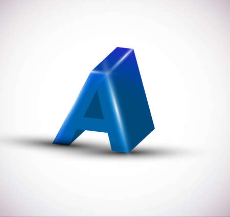 letter A colorful vector designのイラスト素材