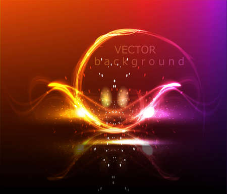 Abstract Vector bright colorful Waveのイラスト素材