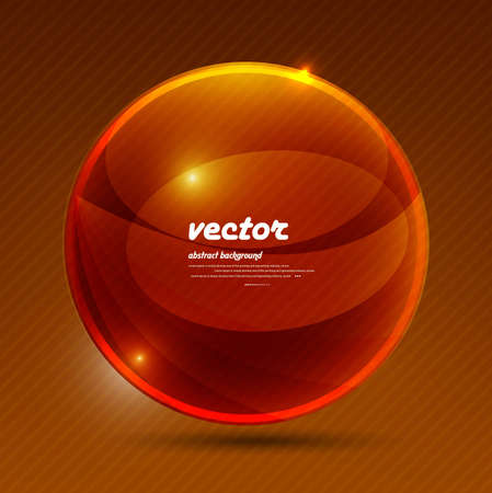 Abstract colorful new glass balls as vector speech bubble designのイラスト素材