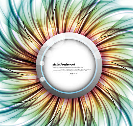 abstract colorful shiny circle background vectorのイラスト素材