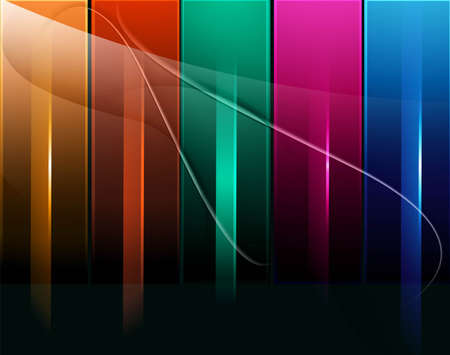 Abstract rainbow background vector designのイラスト素材