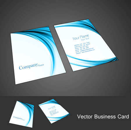  business card set vector illustration designのイラスト素材
