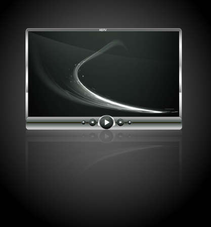 new shiny digital Led tv backgroundのイラスト素材