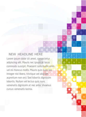 Abstract mosaic colorful background vectorのイラスト素材