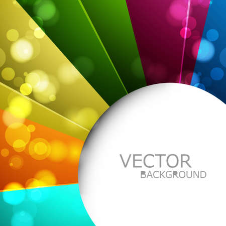 Abstract colorful rainbow circle background のイラスト素材
