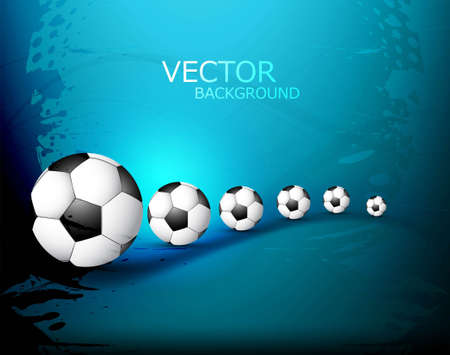abstract football blue colorful wave backgroundのイラスト素材