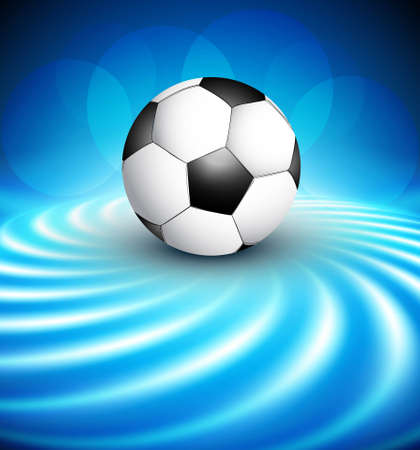 abstract football reflection blue colorful wave design illustrationのイラスト素材