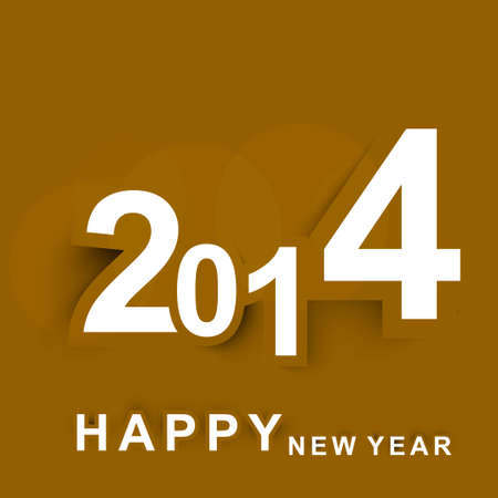 Fantastic New year colorful background 2014 stylish vectorのイラスト素材