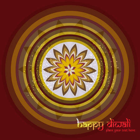 Diwali rangoli culture Art colorful ornament Pattern vector illustrationのイラスト素材